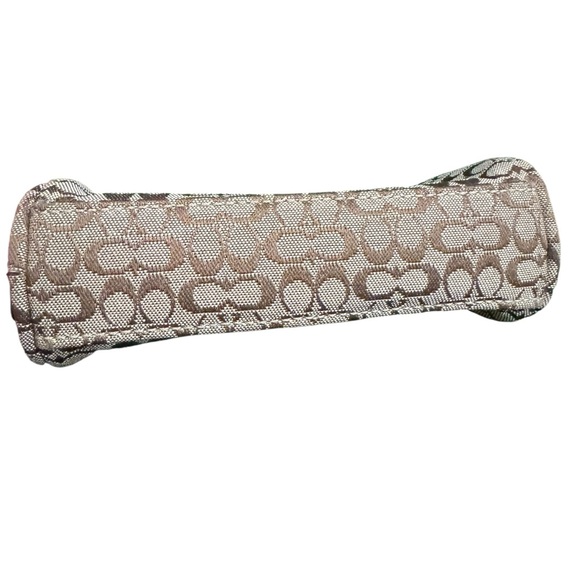 Coach Signature Brown and Tan Cosmetic Bag - Picture 4 of 6